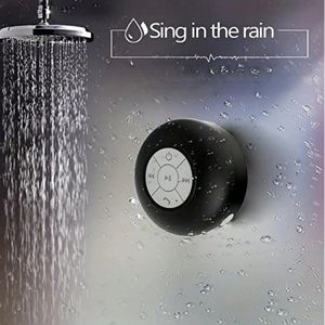 Suction cup bluetooth shower speaker